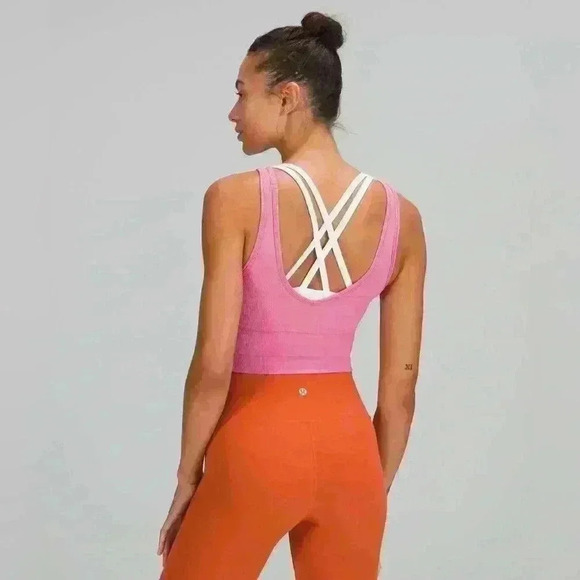 Lululemon Power Pivot Ribbed Tank Top size 4 NWOT
Pink Blossom - Picture 2 of 7